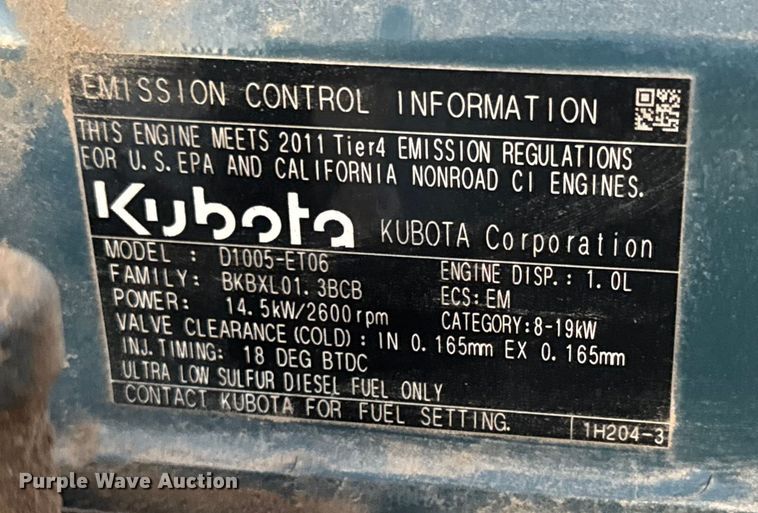 image for item ET4386 2011 Bomag BMP 8500 trench compactor