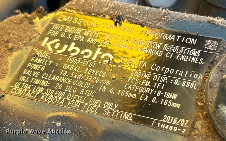 image for item ET6854 2016 Atlas Copco XAS 110 air compressor