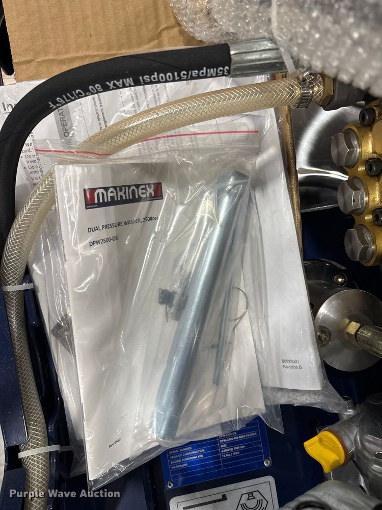 image for item EU0269 2022 Makinex DPW-2500-DS pressure washer