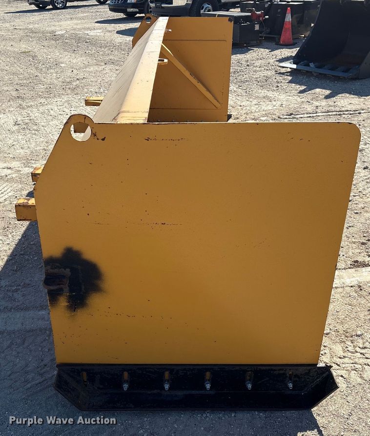 image for item EU7327 West Valley Mfg 12ft wheel loader snow pusher