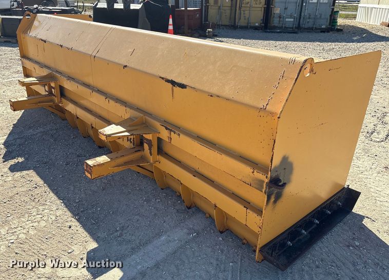 image for item EU7327 West Valley Mfg 12ft wheel loader snow pusher