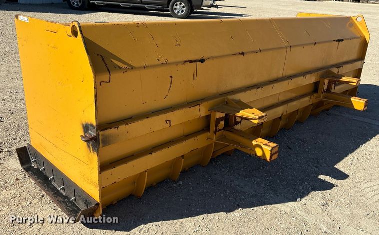 image for item EU7327 West Valley Mfg 12ft wheel loader snow pusher