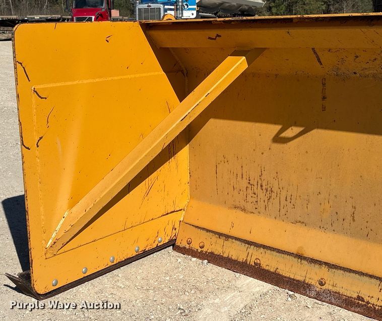 image for item EU7327 West Valley Mfg 12ft wheel loader snow pusher