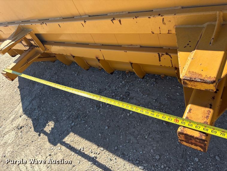 image for item EU7327 West Valley Mfg 12ft wheel loader snow pusher