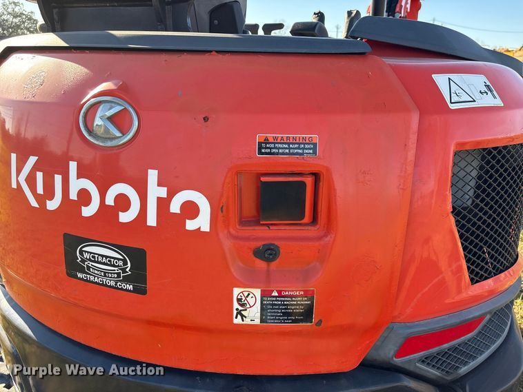 image for item EU7328 2022 Kubota U35-4 mini excavator