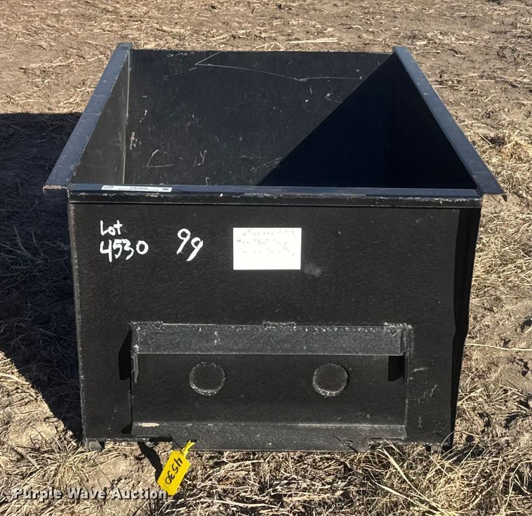 image for item FB0606 Compact utility loader dumpster bucket