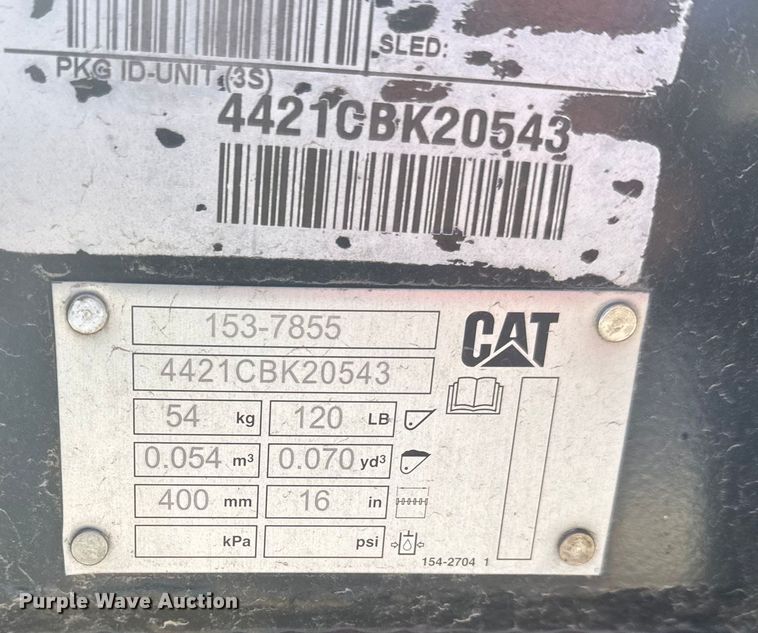 image for item FB0607 Caterpillar (3) Caterpillar mini excavator buckets