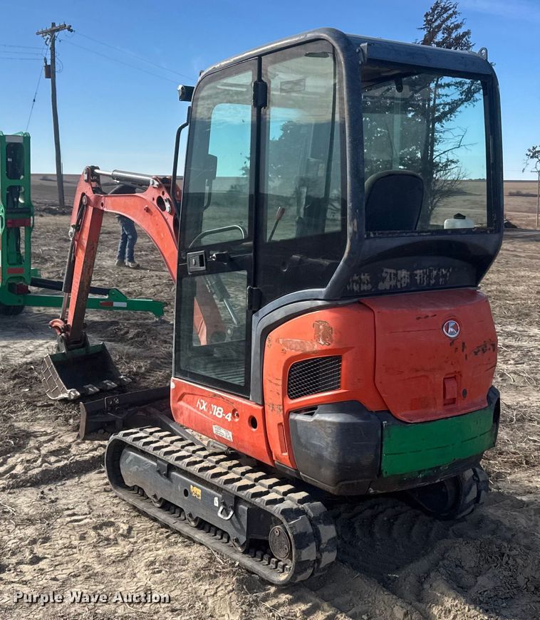 image for item FB0608 2016 Kubota KX018-4 mini excavator