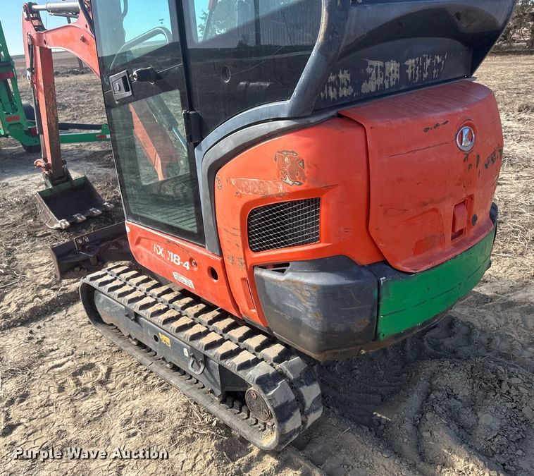 image for item FB0608 2016 Kubota KX018-4 mini excavator