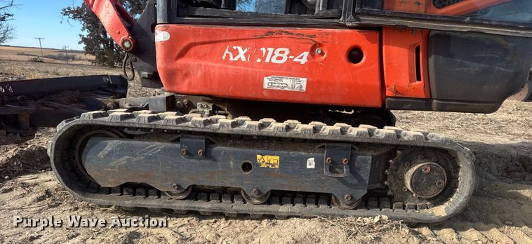 image for item FB0608 2016 Kubota KX018-4 mini excavator