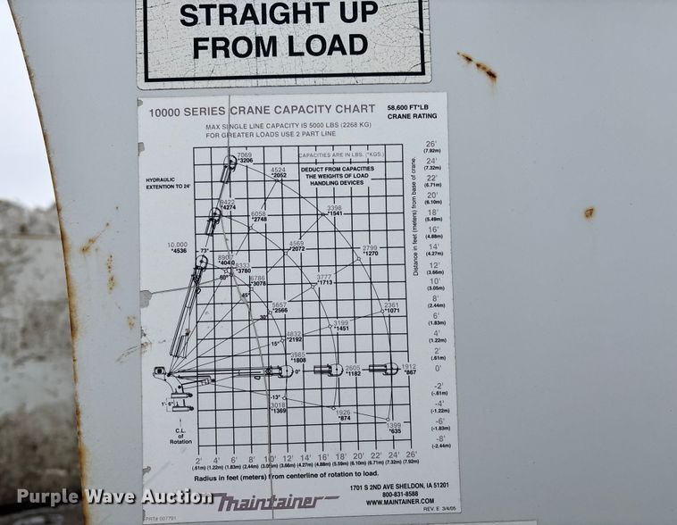 image for item FG1549 2007 Ford F750 utility / service truck