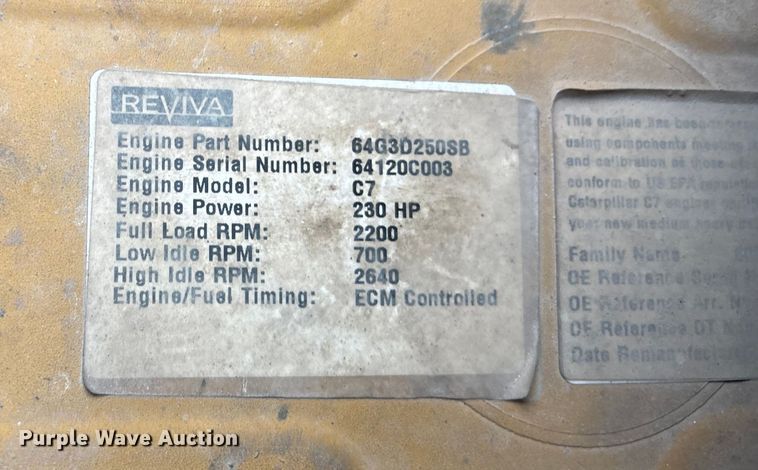 image for item FG1549 2007 Ford F750 utility / service truck