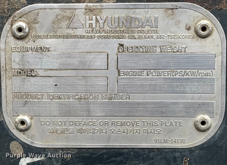 image for item FG1737 Hyundai Robes 35Z-9 mini excavator