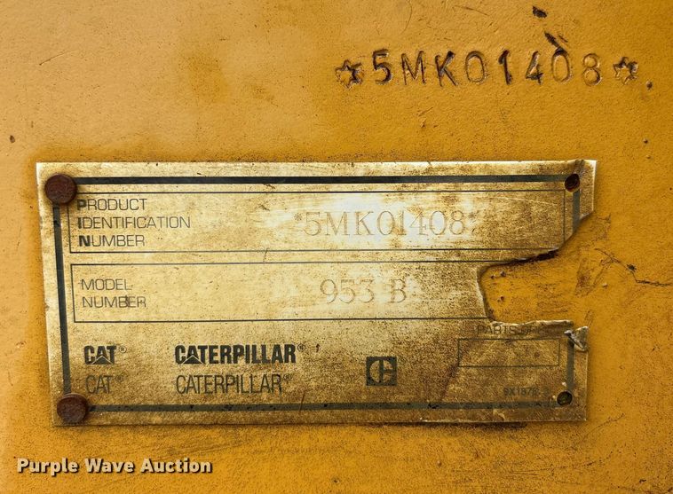 image for item FK1059 1994 Caterpillar 953B track loader