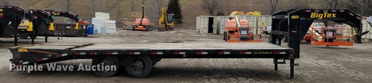 image for item NO9862 2022 BigTex 16GN equipment trailer