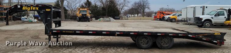 image for item NO9862 2022 BigTex 16GN equipment trailer