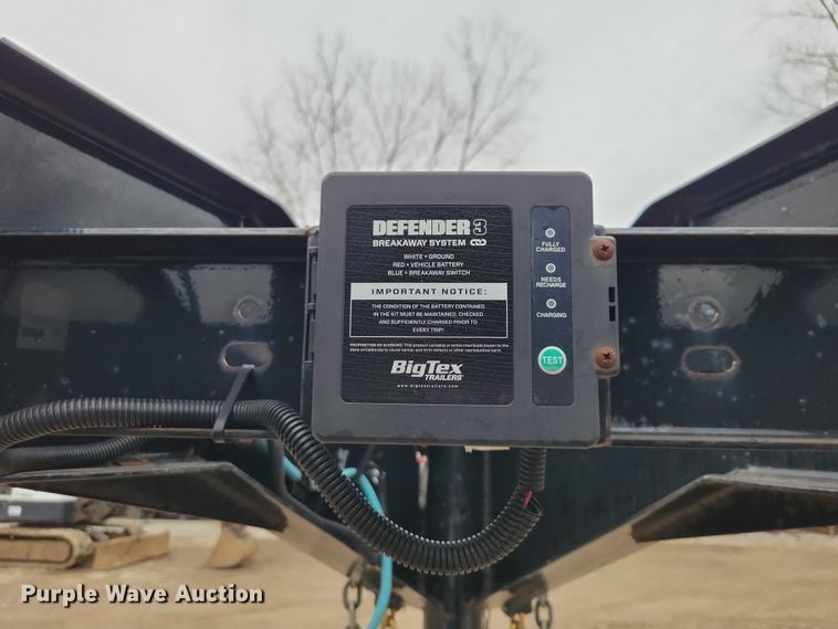 image for item NO9862 2022 BigTex 16GN equipment trailer