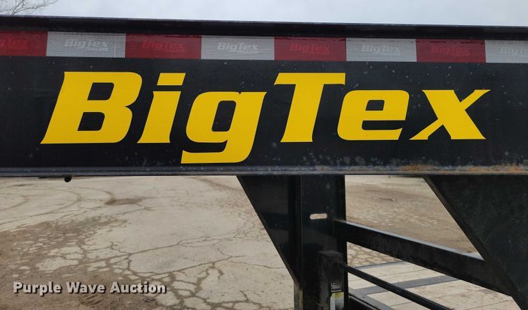 image for item NO9862 2022 BigTex 16GN equipment trailer