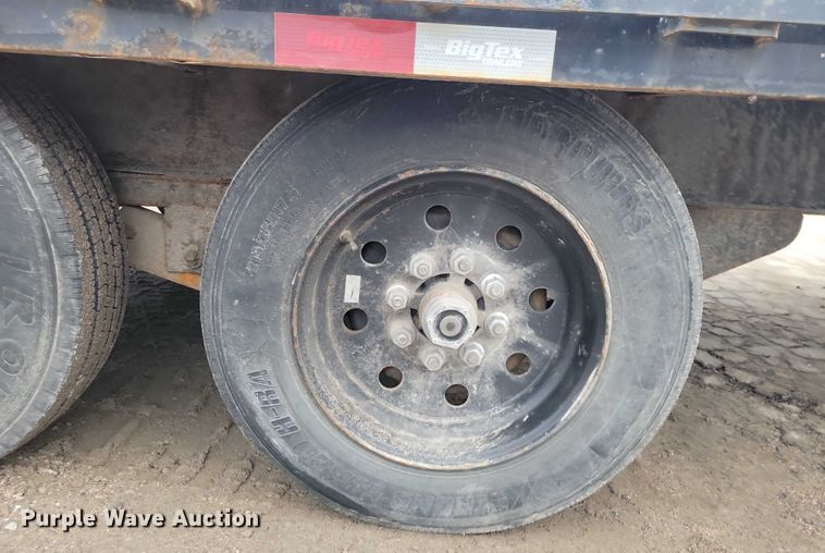 image for item NO9862 2022 BigTex 16GN equipment trailer