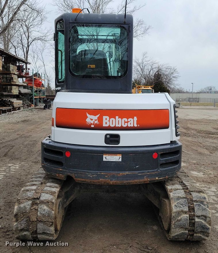 image for item NO9866 2017 Bobcat E50 mini excavator