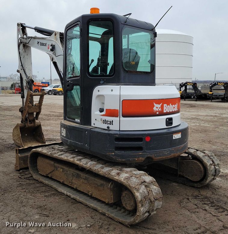 image for item NO9866 2017 Bobcat E50 mini excavator