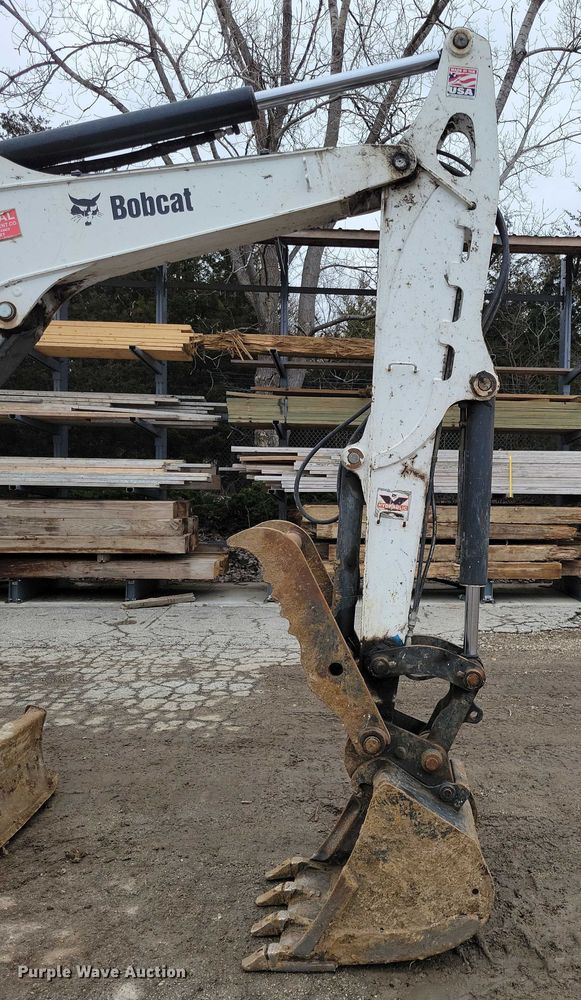 image for item NO9866 2017 Bobcat E50 mini excavator