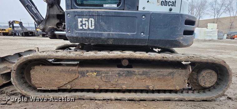 image for item NO9866 2017 Bobcat E50 mini excavator