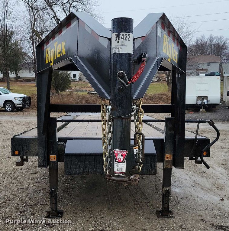 image for item NO9872 2022 BigTex 16GN equipment trailer