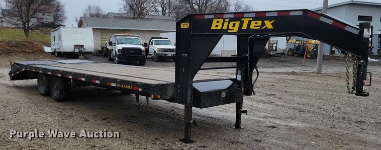image for item NO9872 2022 BigTex 16GN equipment trailer