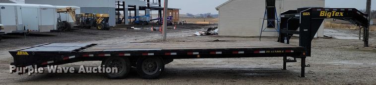image for item NO9872 2022 BigTex 16GN equipment trailer