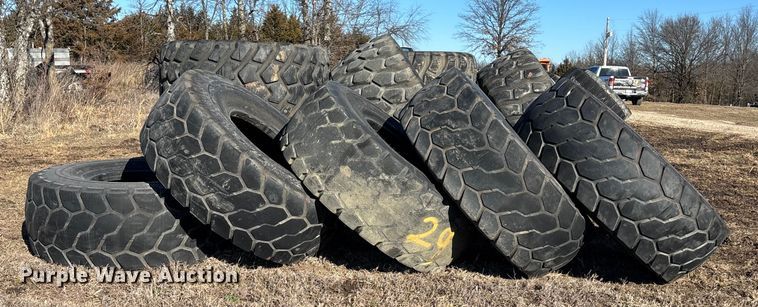 image for item OE9285 (5) 20.5R25 Bridgestone VJT wheel loader tires