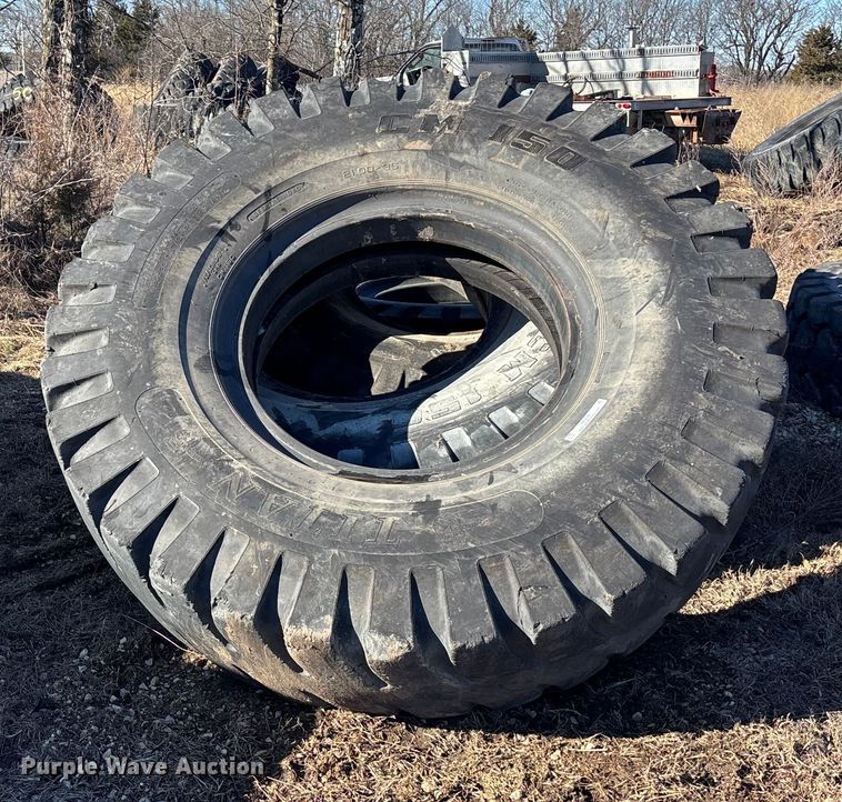 image for item OE9291 (7) 21.00-35 tires