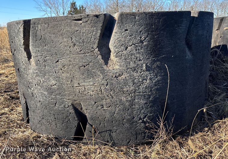 image for item OE9297 (4) 29.5x25 Brawler Solid Flex HPS tires and wheels