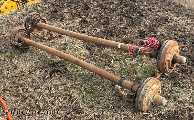 image for item OE9310 (2) trailer axles