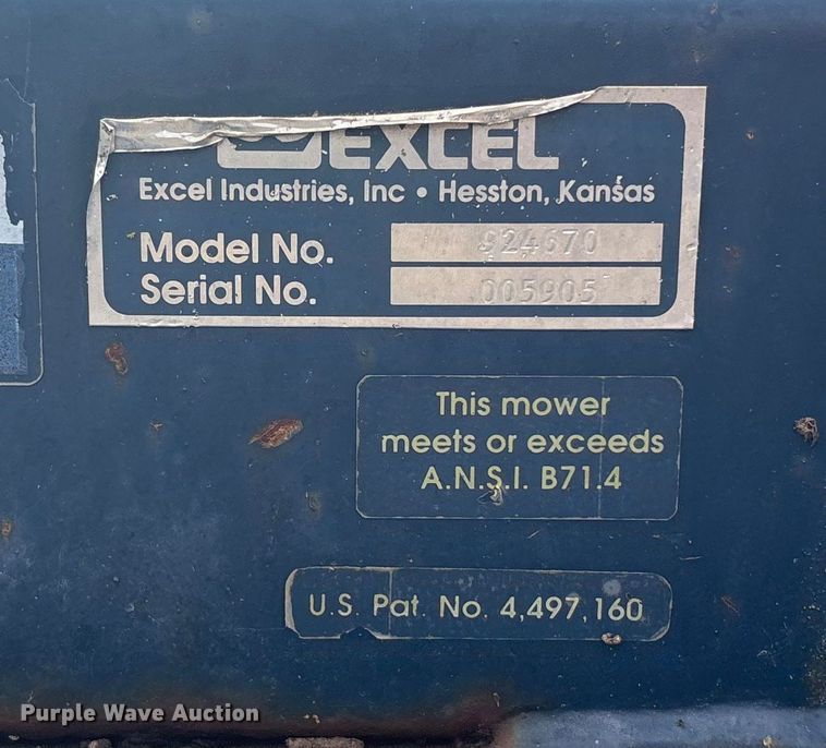 image for item OE9311 Excel 0020 lawn mower