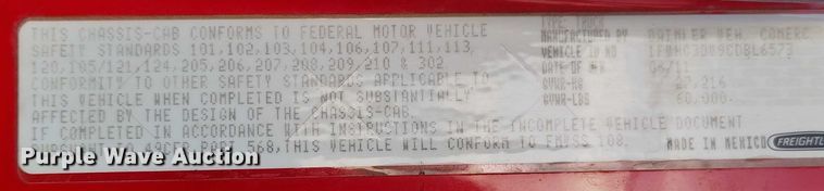 image for item YA1430 2012 Freightliner 114SD dump truck