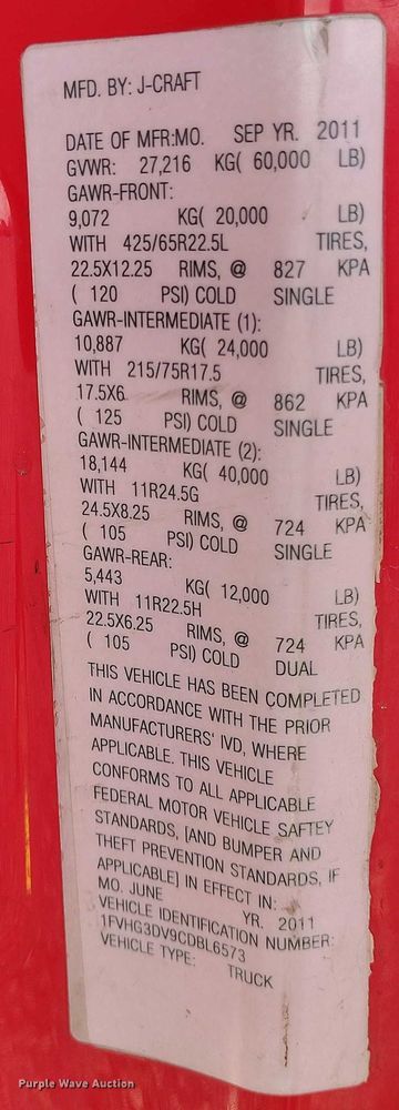 image for item YA1430 2012 Freightliner 114SD dump truck