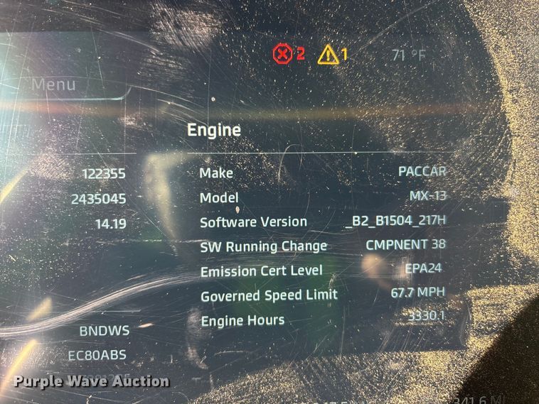 image for item YA1458 2025 Kenworth T880 dump truck