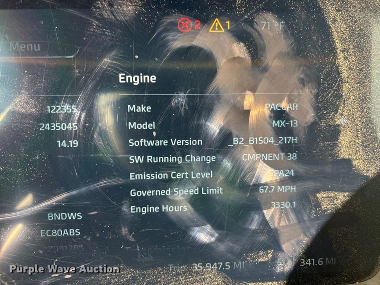 image for item YA1458 2025 Kenworth T880 dump truck