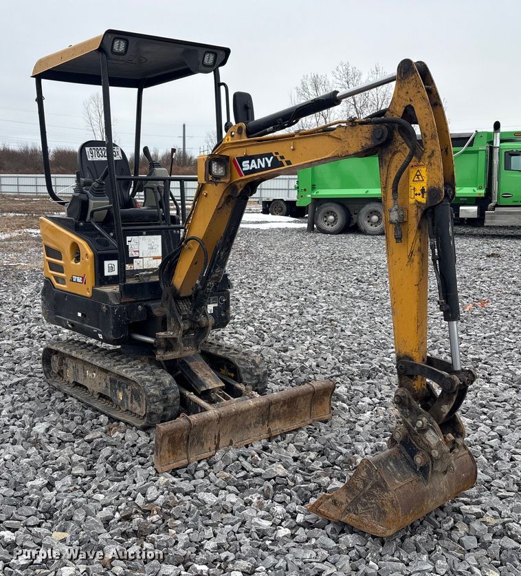 image for item YA1835 2021 Sany SY16C mini excavator