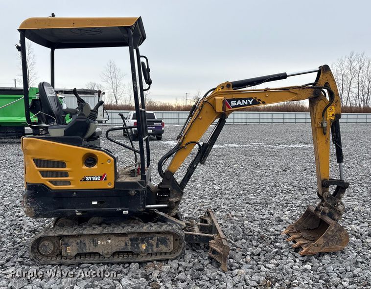 image for item YA1835 2021 Sany SY16C mini excavator