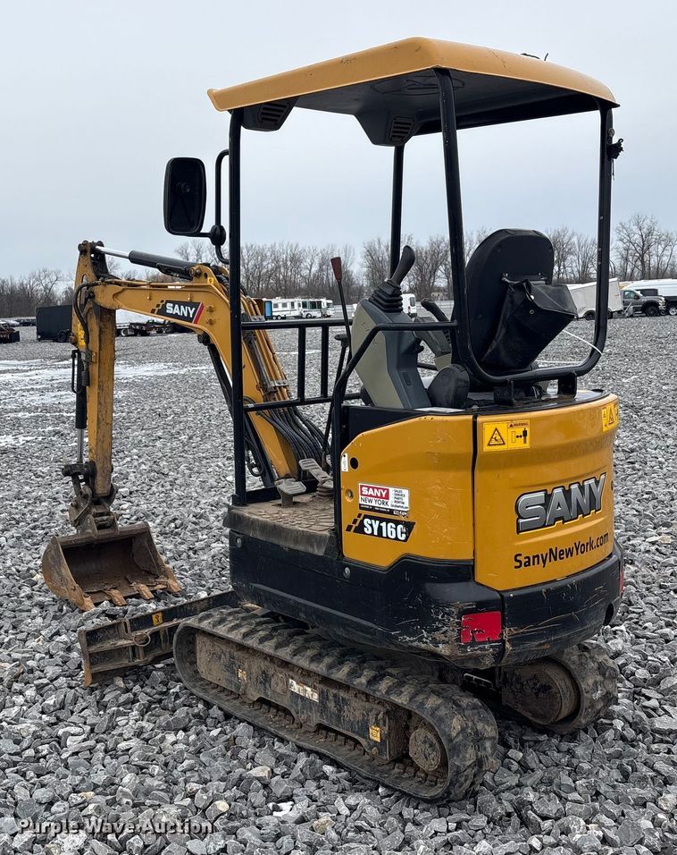 image for item YA1835 2021 Sany SY16C mini excavator