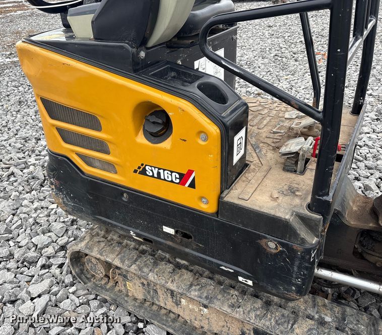 image for item YA1835 2021 Sany SY16C mini excavator