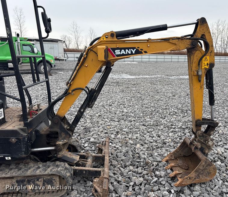 image for item YA1835 2021 Sany SY16C mini excavator