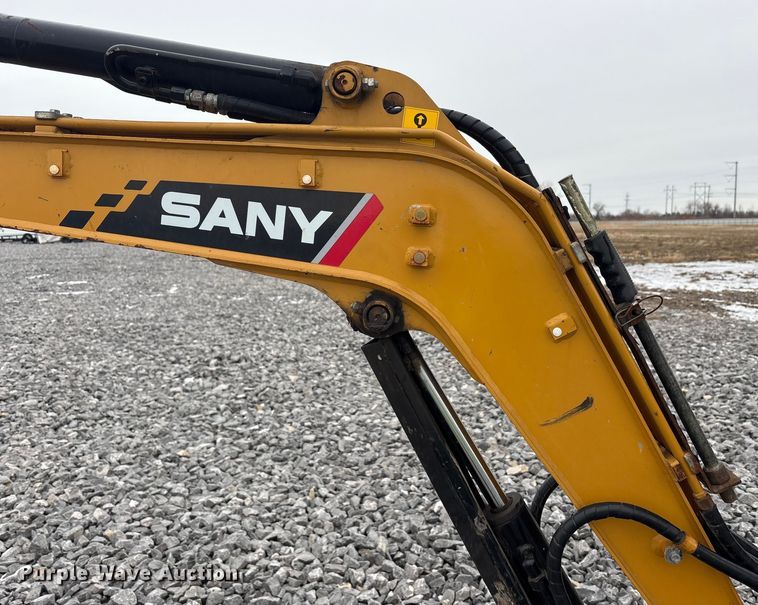 image for item YA1835 2021 Sany SY16C mini excavator
