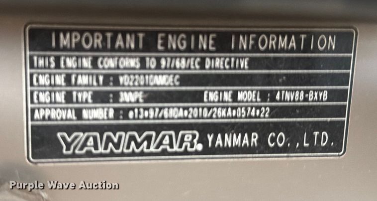 image for item YA1844 2012 Case CX50B mini excavator