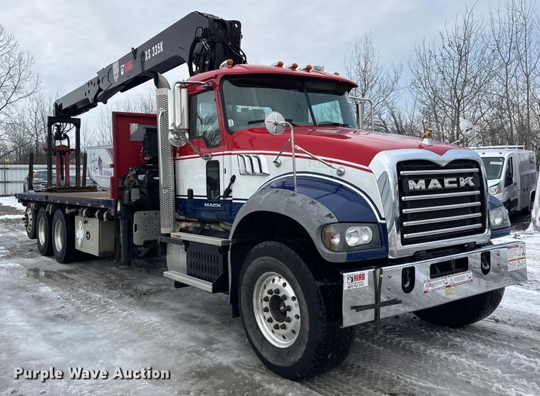 image for item YA1878 2017 Mack GU713 crane truck