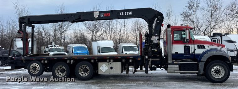 image for item YA1878 2017 Mack GU713 crane truck