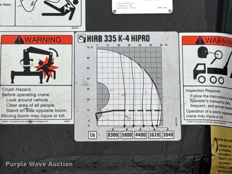 image for item YA1878 2017 Mack GU713 crane truck