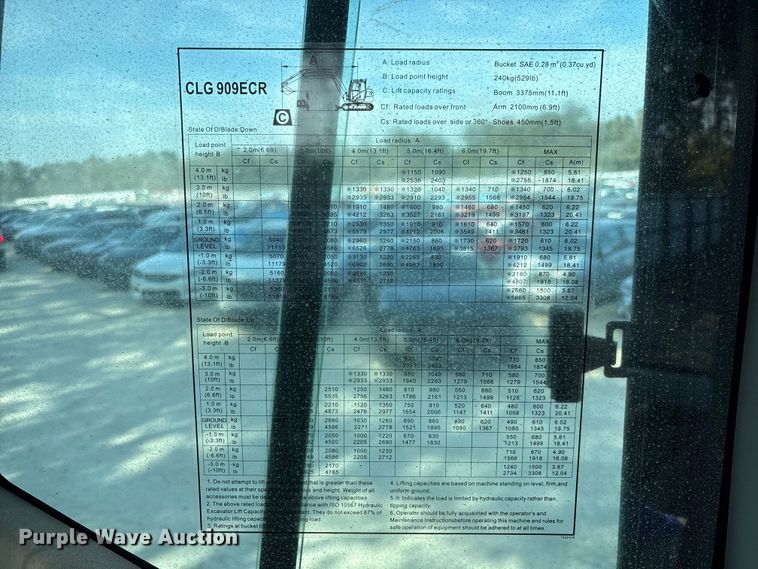 image for item YA1954 LiuGong 909ECR mini excavator